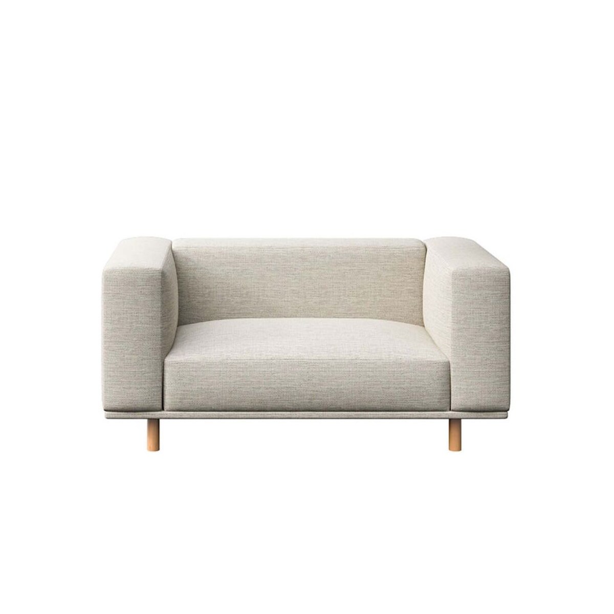 Kukumo sofa 2 osobowa Jasnoszara