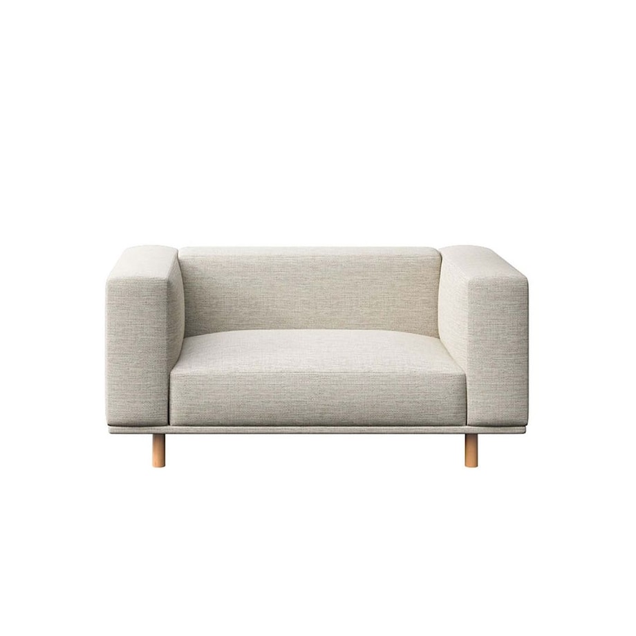 Kukumo sofa 2 osobowa Jasnoszara