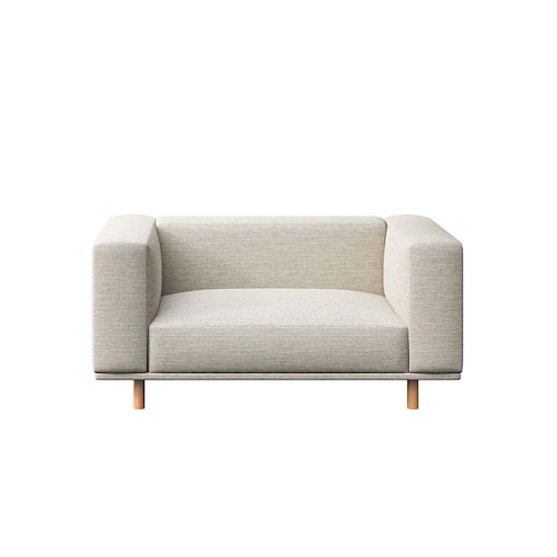 Kukumo sofa 2 osobowa Jasnoszara