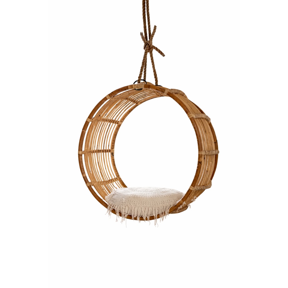 Rattanowy fotel wiszący Kai Junior Monnarita