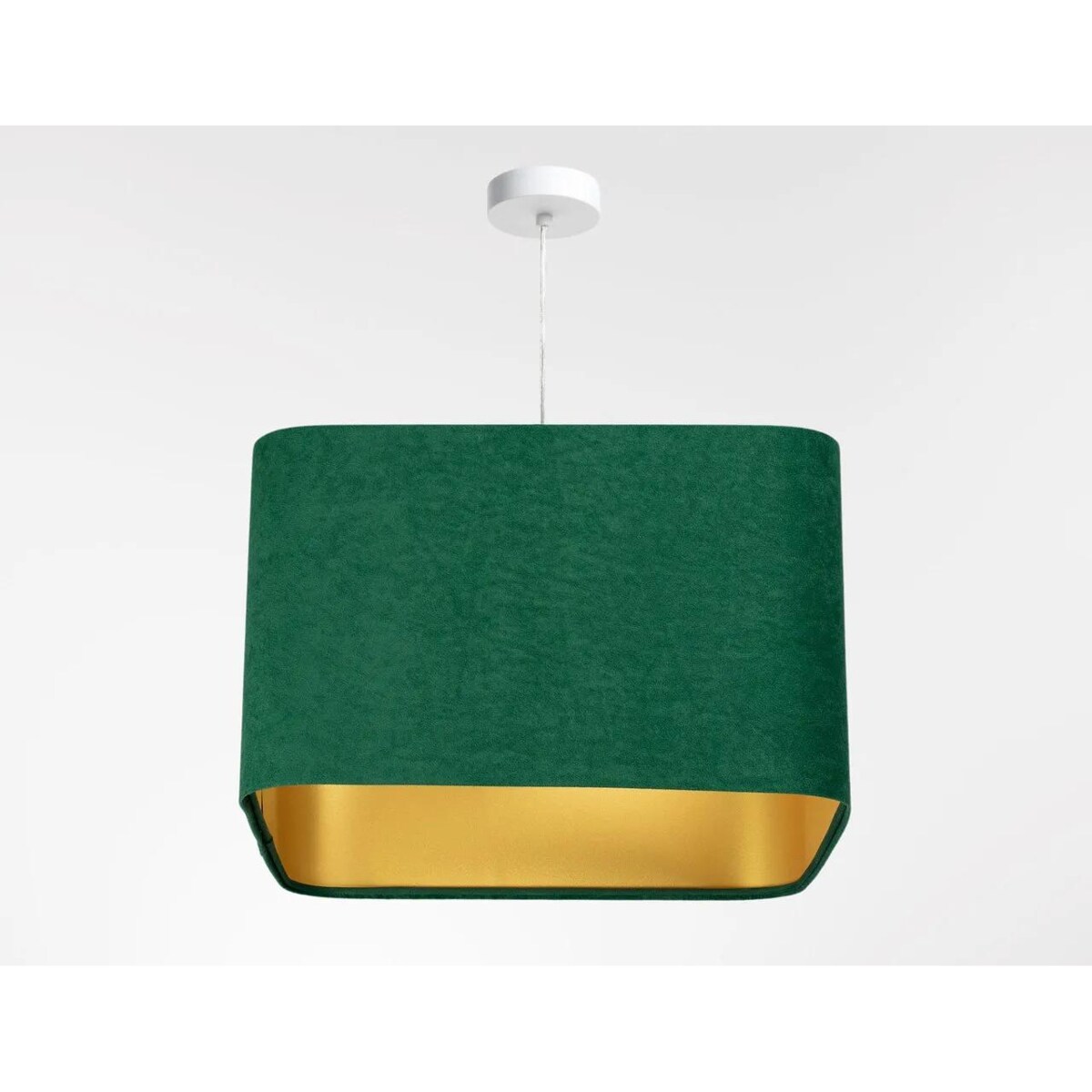 Lampa wisząca KWADRO SUE 40w20 zielona/złota