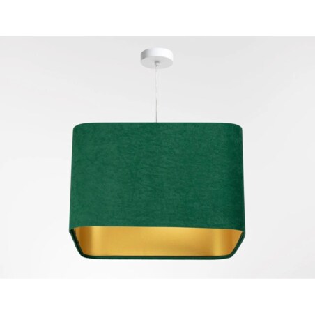 Lampa wisząca KWADRO SUE 40w20 zielona/złota