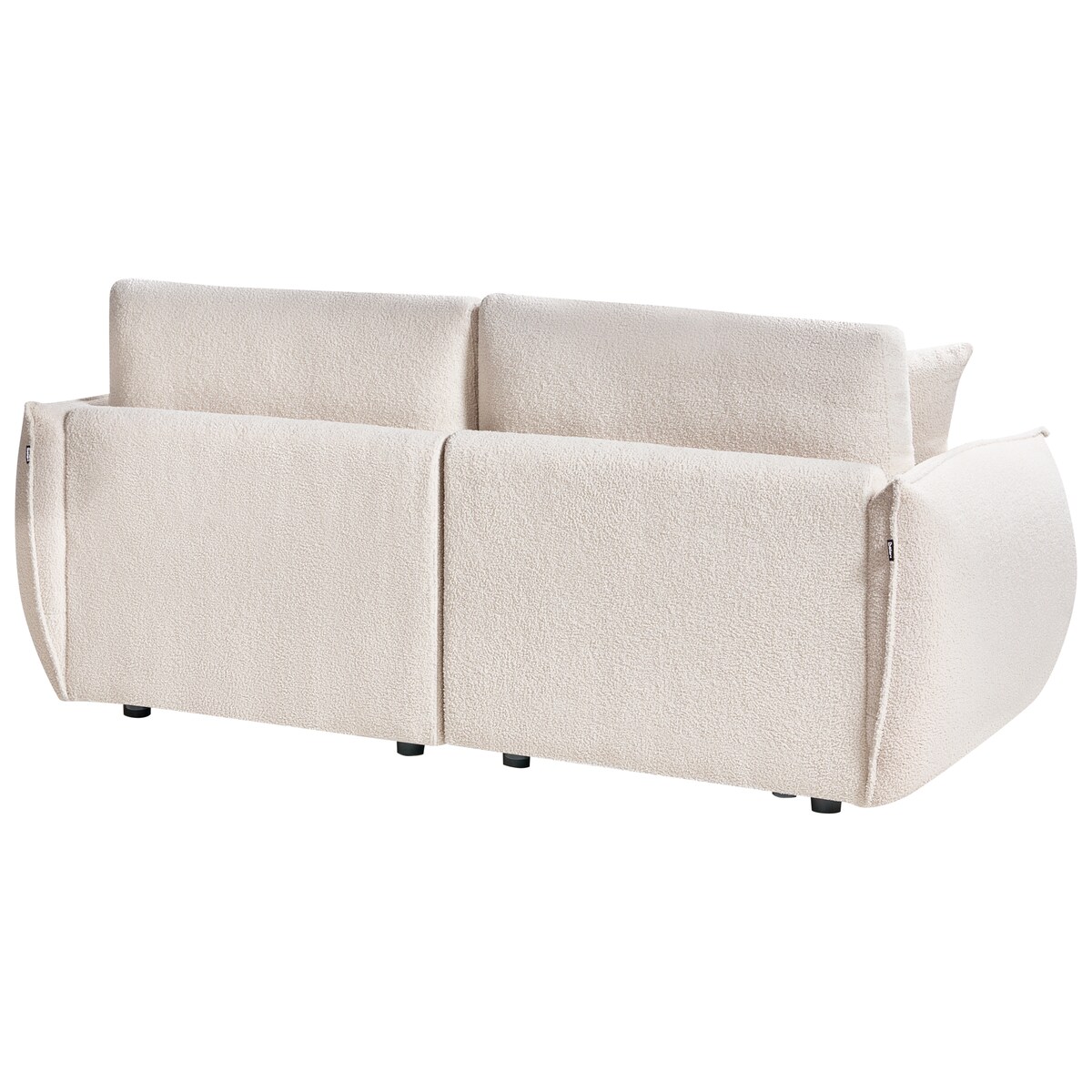 Sofa modułowa dla 2 osób MESNALI Boucle Złamana biel