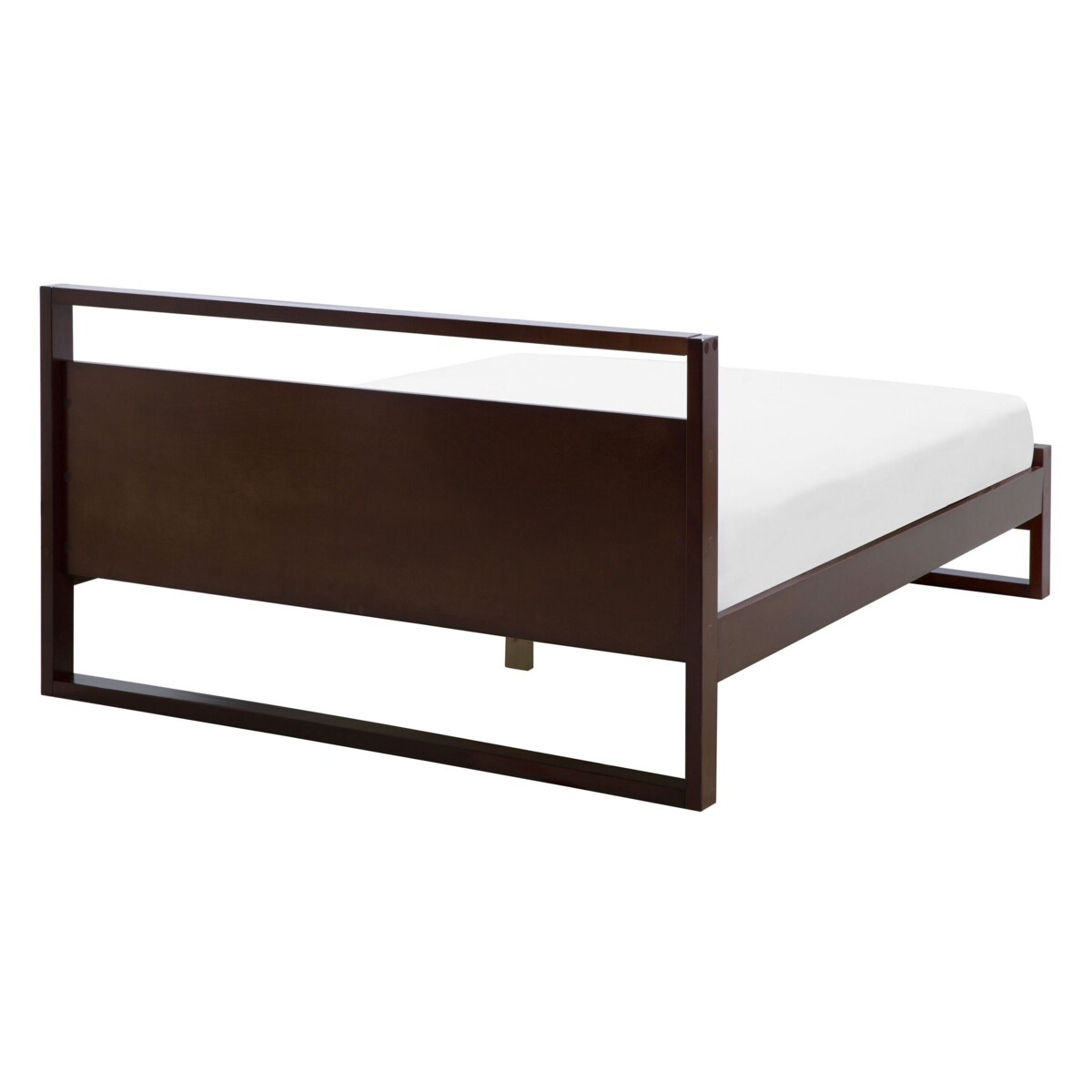 Łóżko drewniane 140 x 200 cm ciemne GIULIA