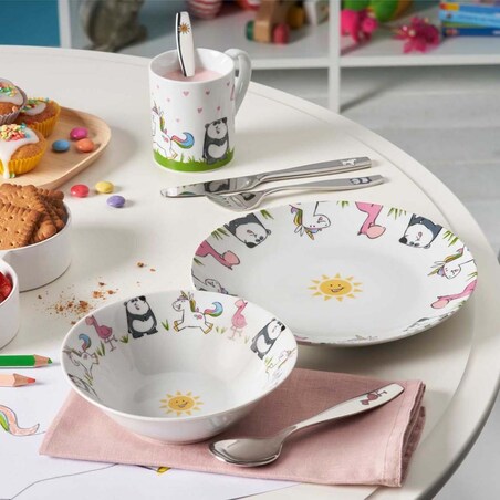 Zestaw śniadaniowy 3cz. Dziewczynka