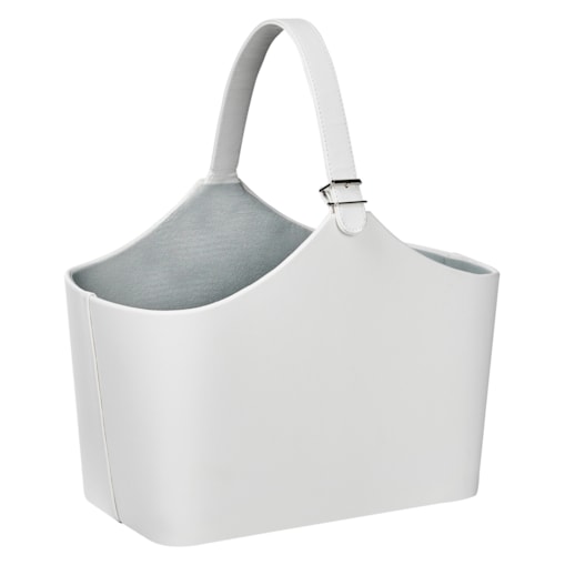 Kosz ekoskóra jasnoszary ELAM