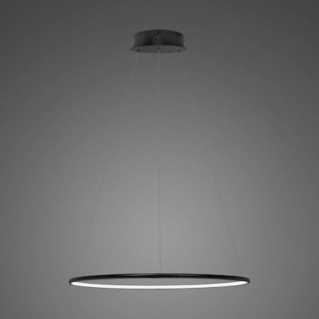 Lampa wisząca Ledowe Okręgi No.1 40cm3k 21W czarna