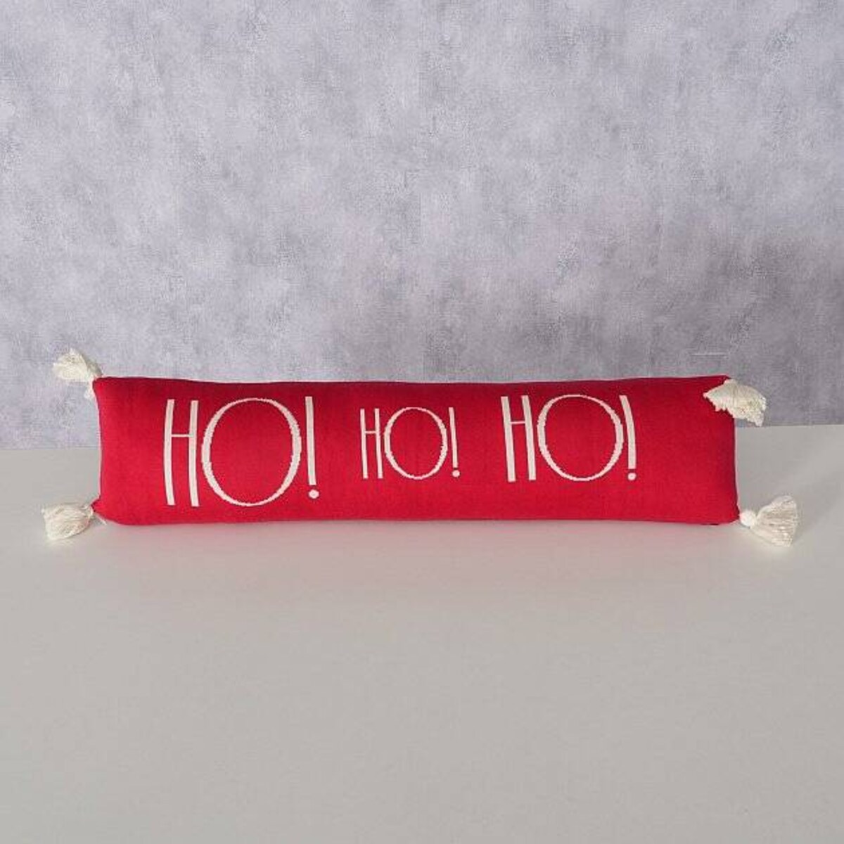 Ozdobna poduszka wałek HOHOHO, 80 cm