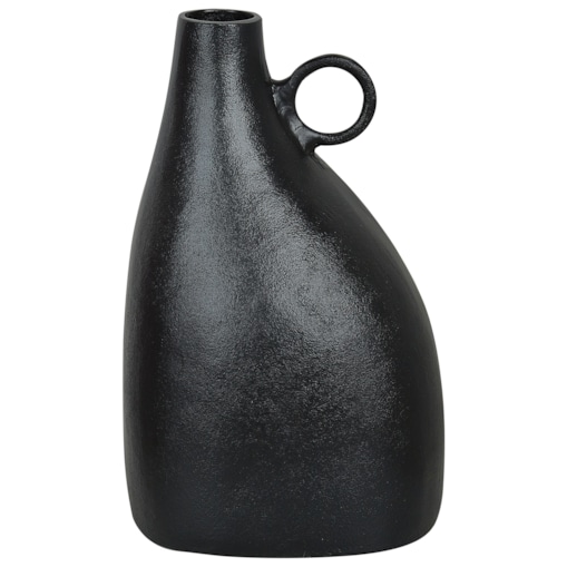 Aluminium Wazon dekoracyjny 36 Czarny NARBADA