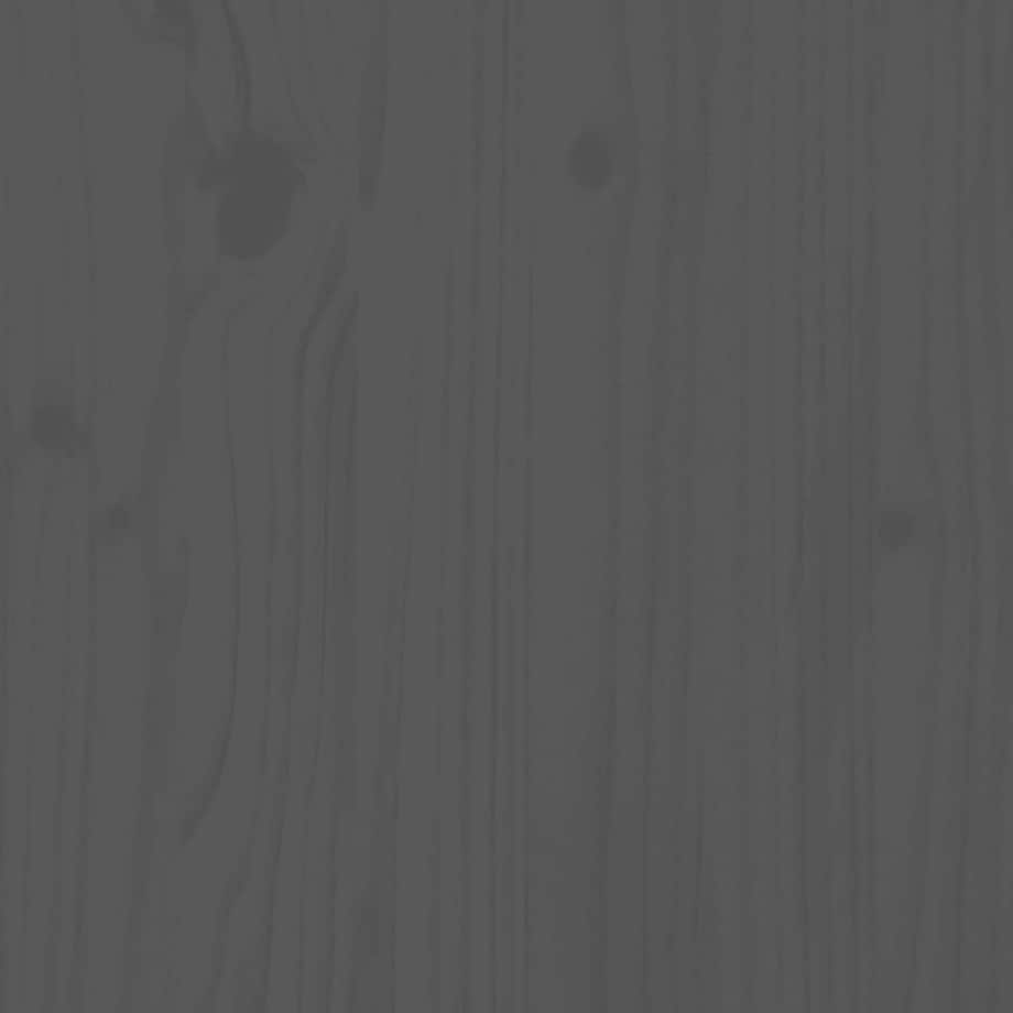 vidaXL Stolik konsolowy, szary, 110x40x80 cm, lite drewno sosnowe