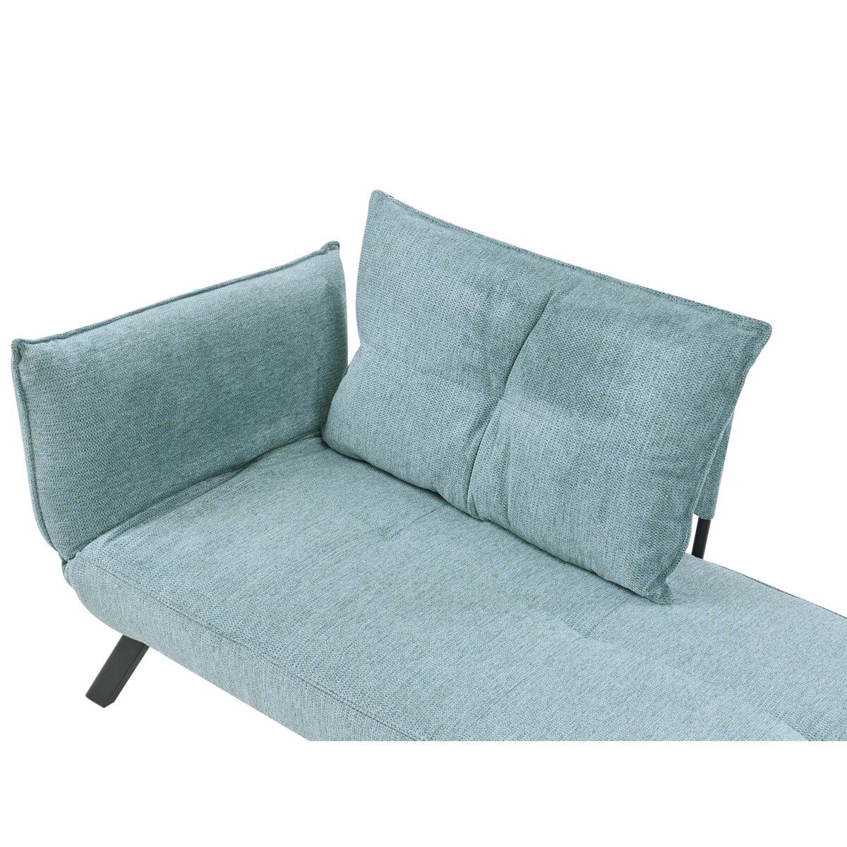 Szezlong lewostronny ROCAMADOUR Błękitny