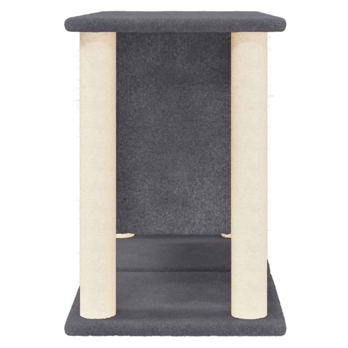 vidaXL Drapak dla kota z sizalowymi słupkami, ciemnoszary, 50 cm