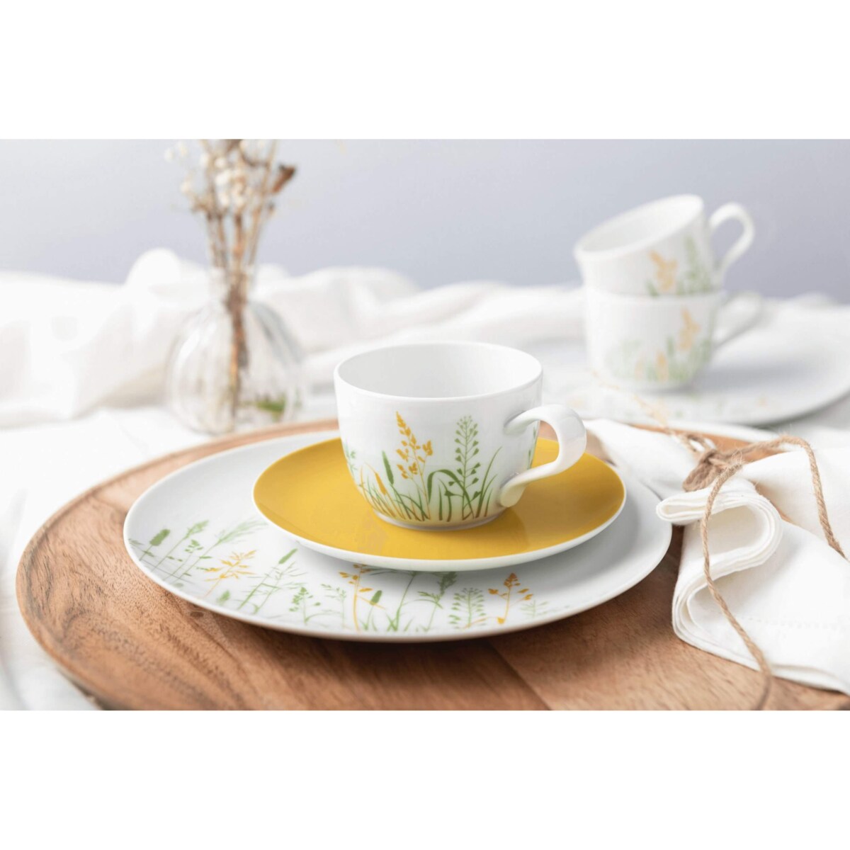 SELTMANN MEADOW GRASSES CURRY Serwis kawowy dla 6 osób