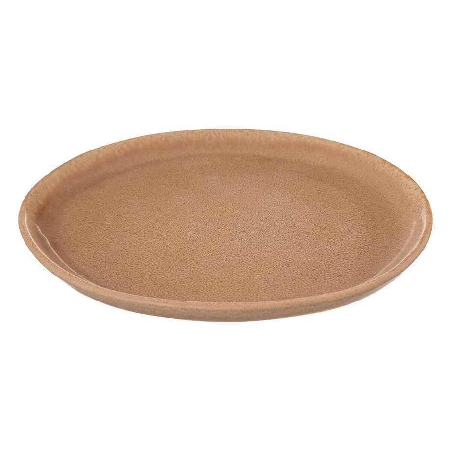 Talerz z kamionki brązowy, Ø 21 cm