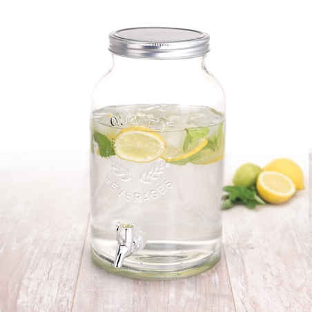 Słój z kranem i pokrywą - dystrybutor napojów, 5,5 l