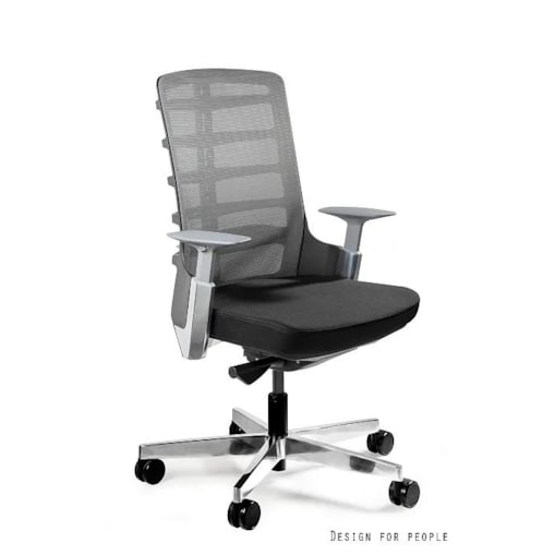 Fotel biurowy SPINELLY M czarny/szary