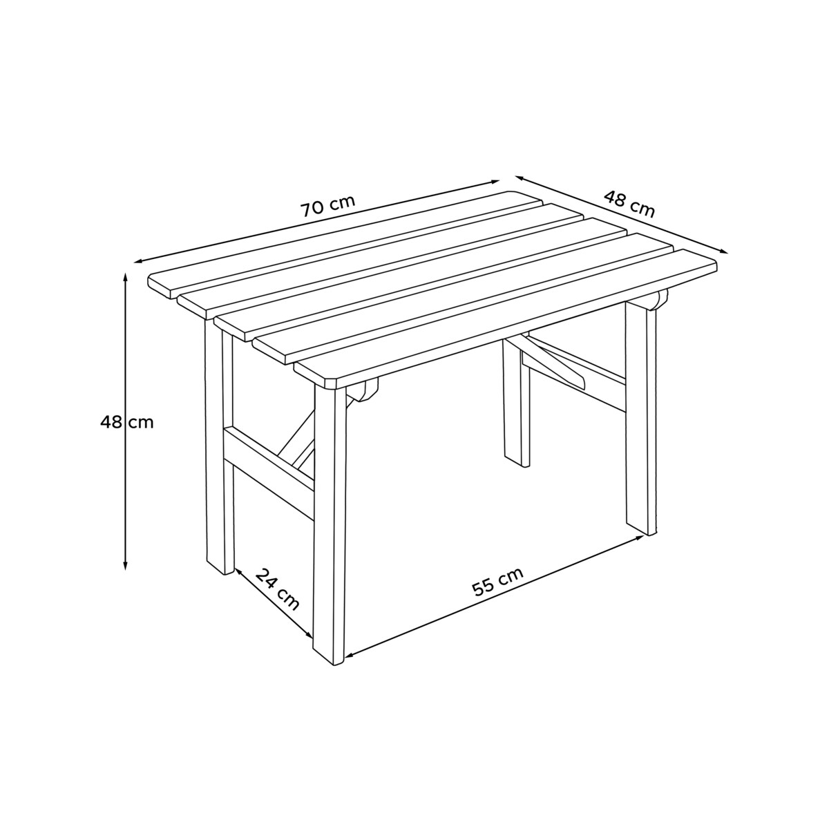 KONSIMO PECARI Kolorowy zestaw ogrodowy dla dzieci