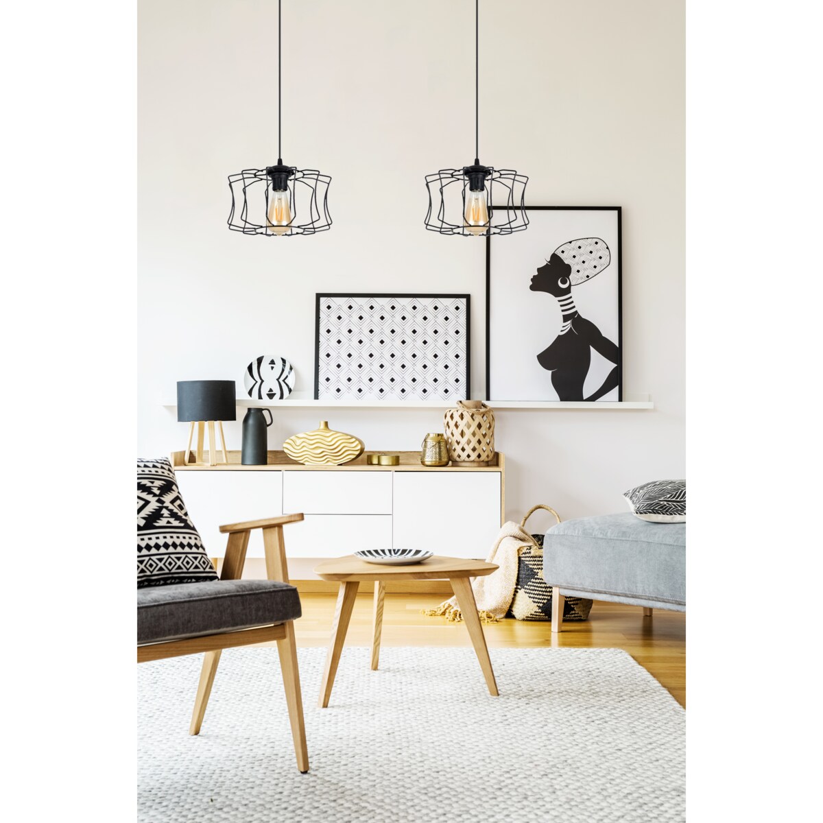 Lampa sufitowa BEK 189 BELIS kolor czarny