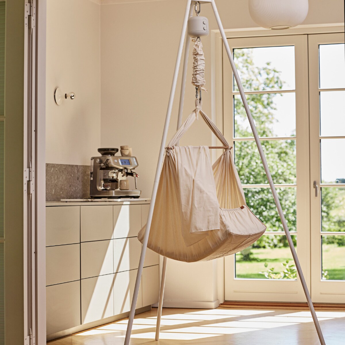 Hamak-huśtawka dla dzieci Premium - beżowa