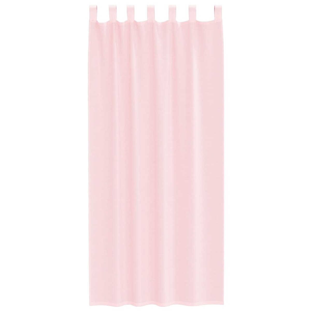 vidaXL Zasłony woalowe z pętelkami 2 szt. Jasnoróżowe 140x245 cm