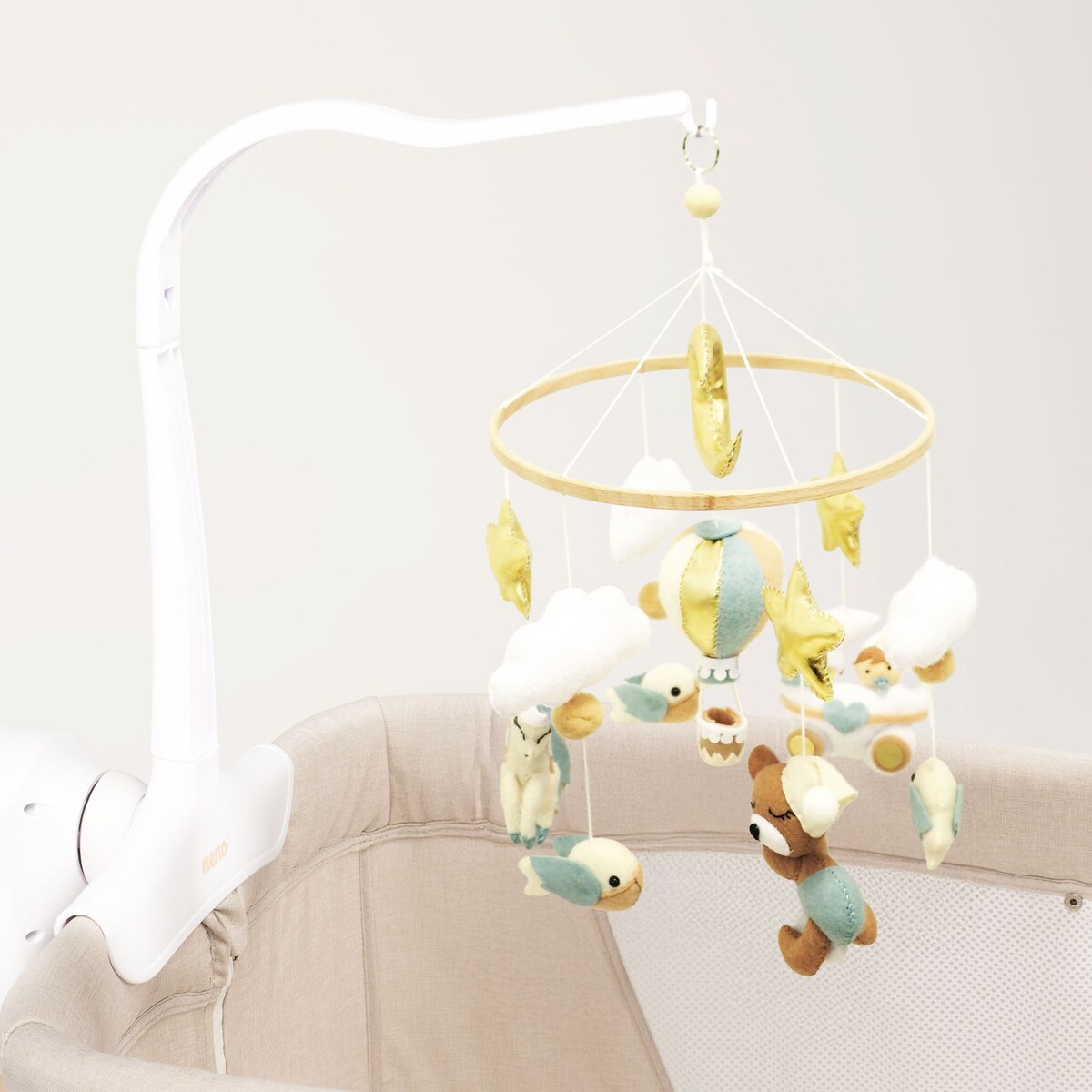 NENO GINO Karuzela do łóżeczka z uchwytem mocującym