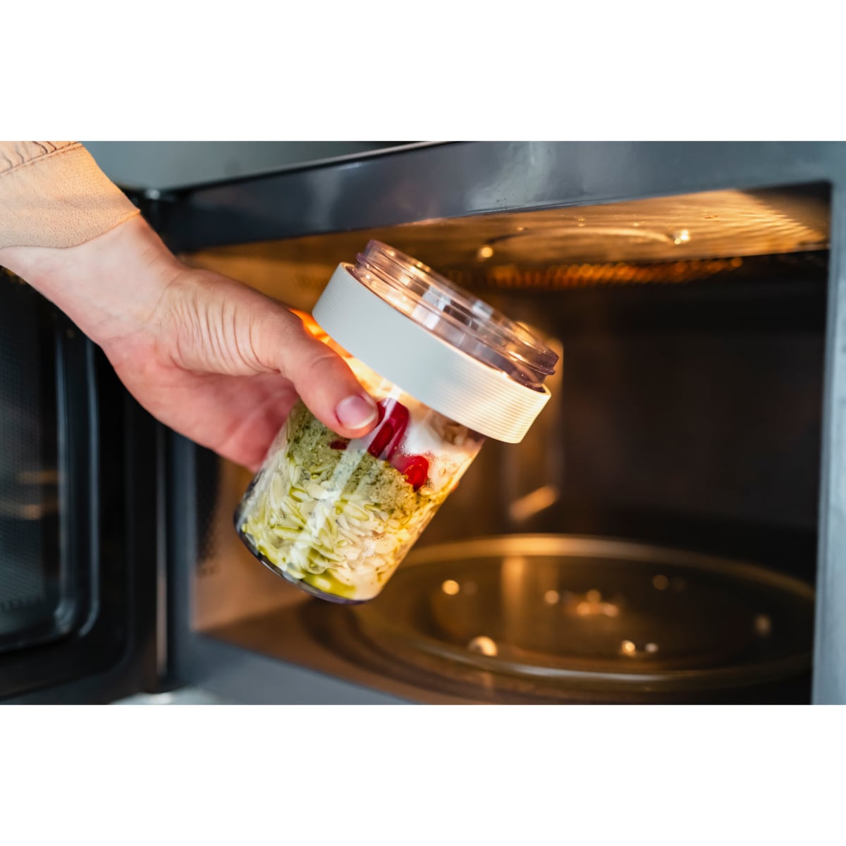 Pojemnik, dodatkowa funkcjonalna przegródka pasująca do termosu Bora 600 ml