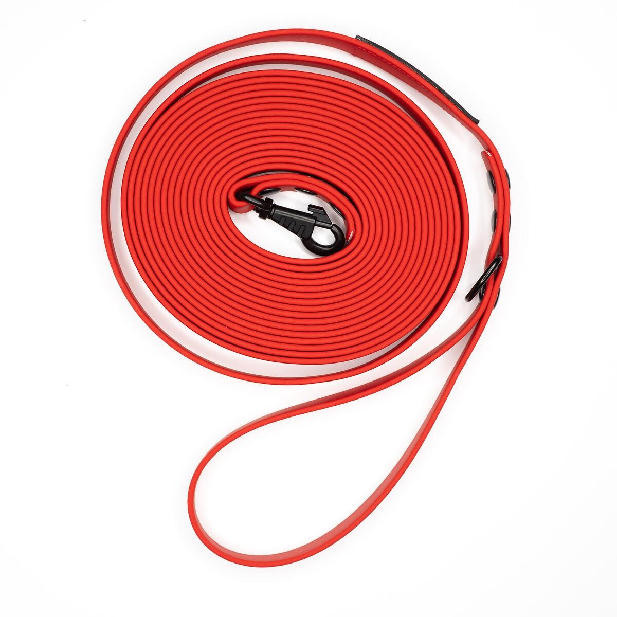 Smycz treningowa Biothane® Red AF - Rozmiar: S, Szerokość taśmy: 19mm