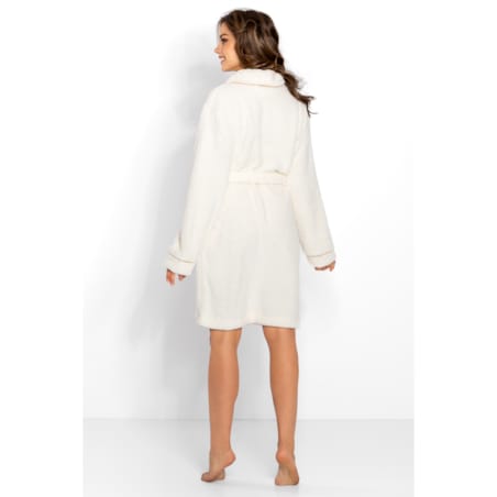 Szlafrok Glamour Ecru-Gold, L