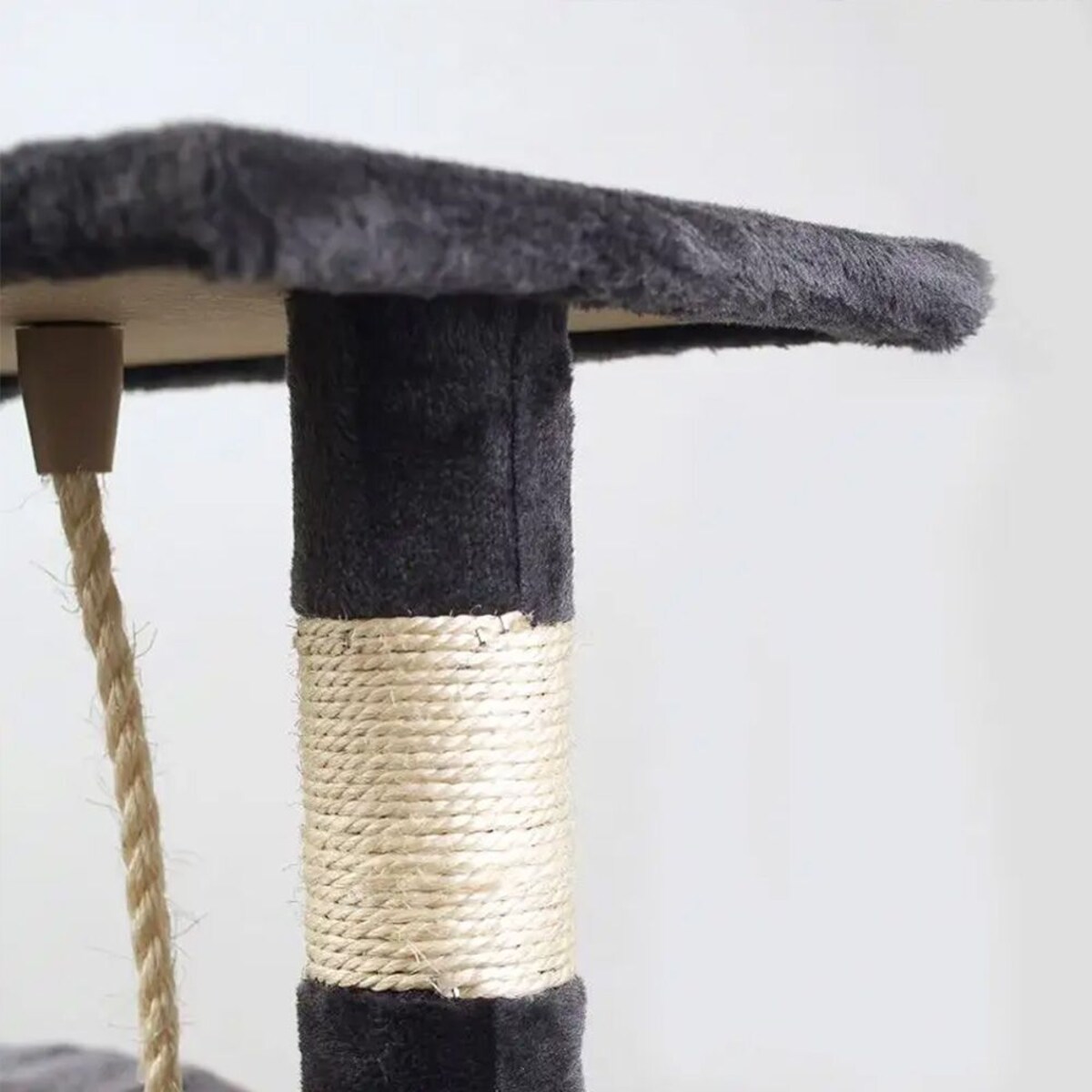 Pięciopoziomowy drapak dla kotów Szary 75 cm