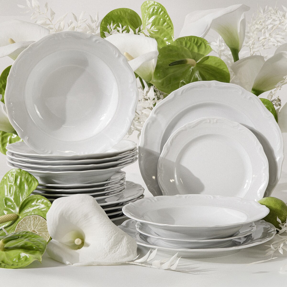 Zestaw obiadowy 6 os. (18 el.) MARIA TERESA