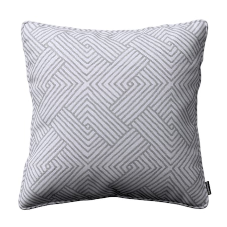 Poszewka Gabi na poduszkę 45x45 szare wzory geometryczne