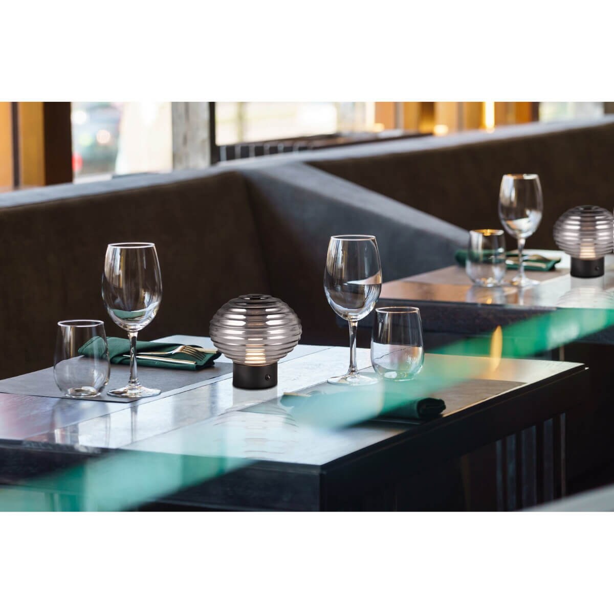 Dotykowa lampa stołowa Earl R57771154 RL Light LED 2W 3000K czarna szara