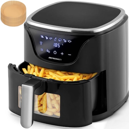 Frytkownica beztłuszczowa AIR FRYER 5l 1500w Berdsen