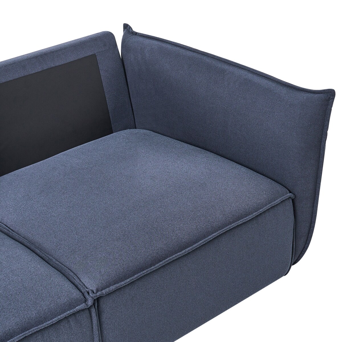 Sofa dla 3 osób KUNES Ciemnoniebieski