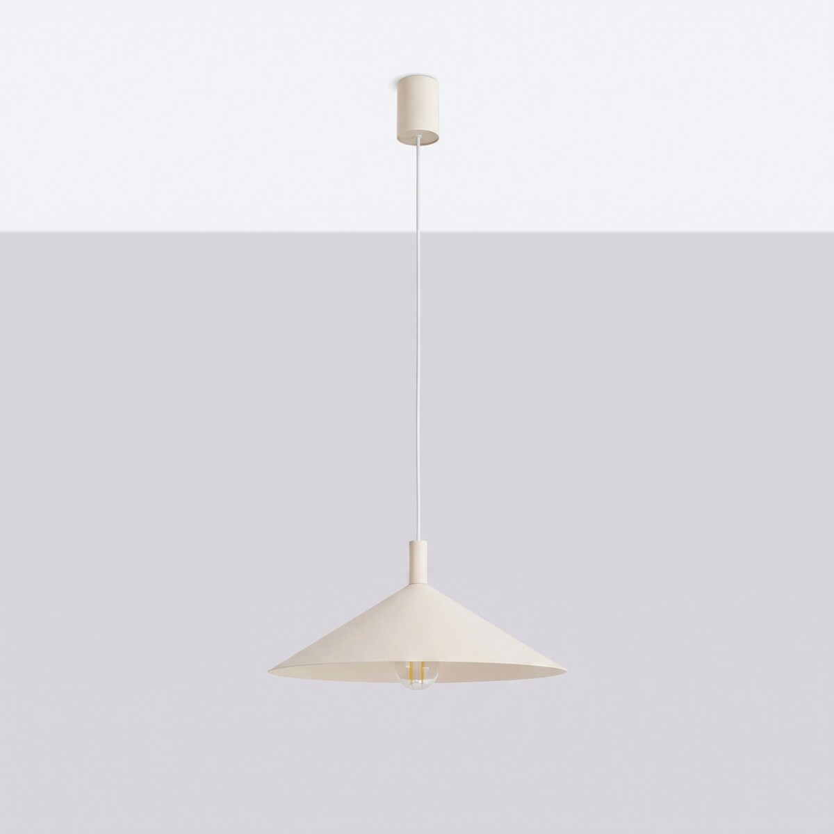 Lampa wisząca NOX 40 beżowa