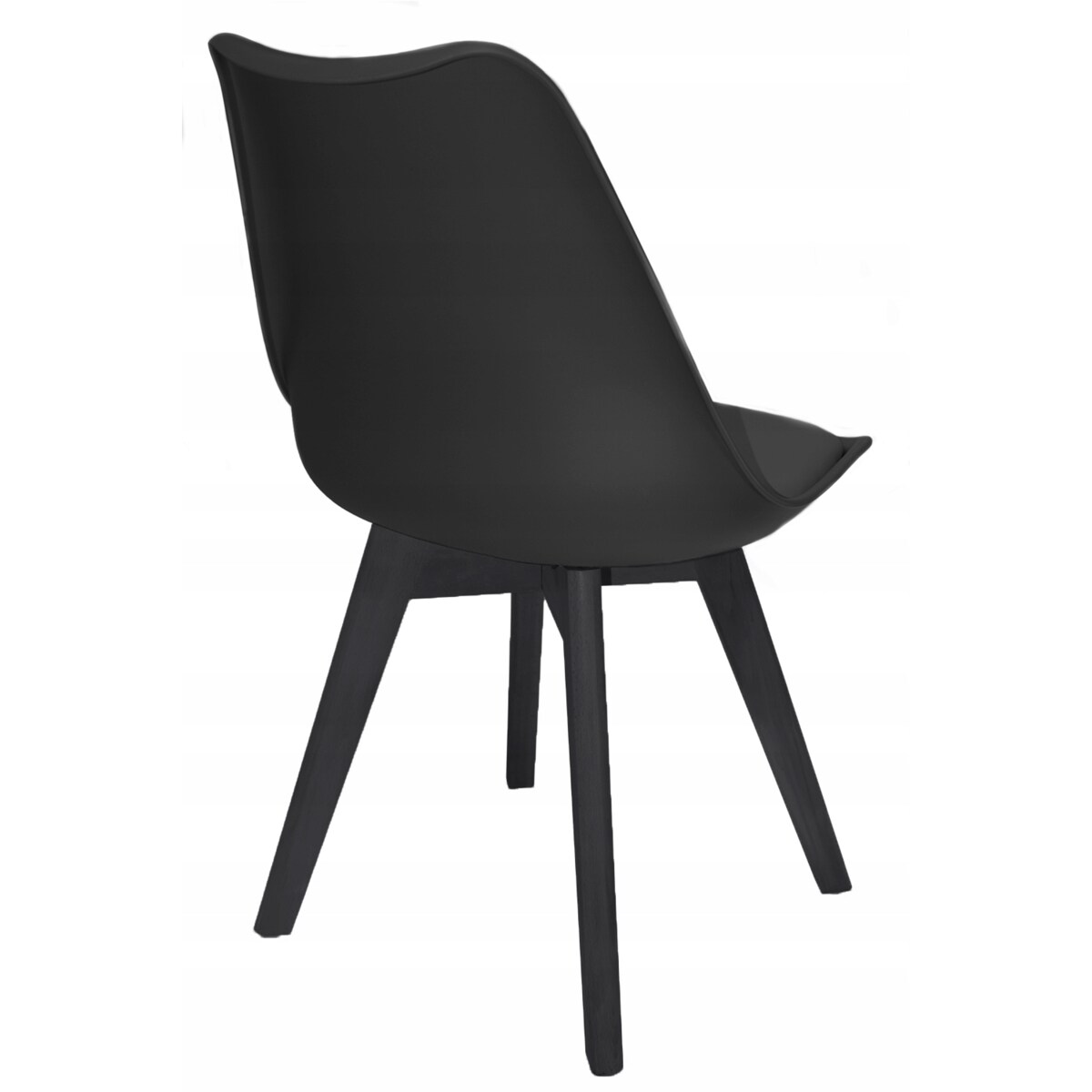 Krzesło kuchenne ekoskóra OSLO czarne