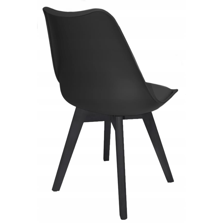 Krzesło kuchenne ekoskóra OSLO czarne