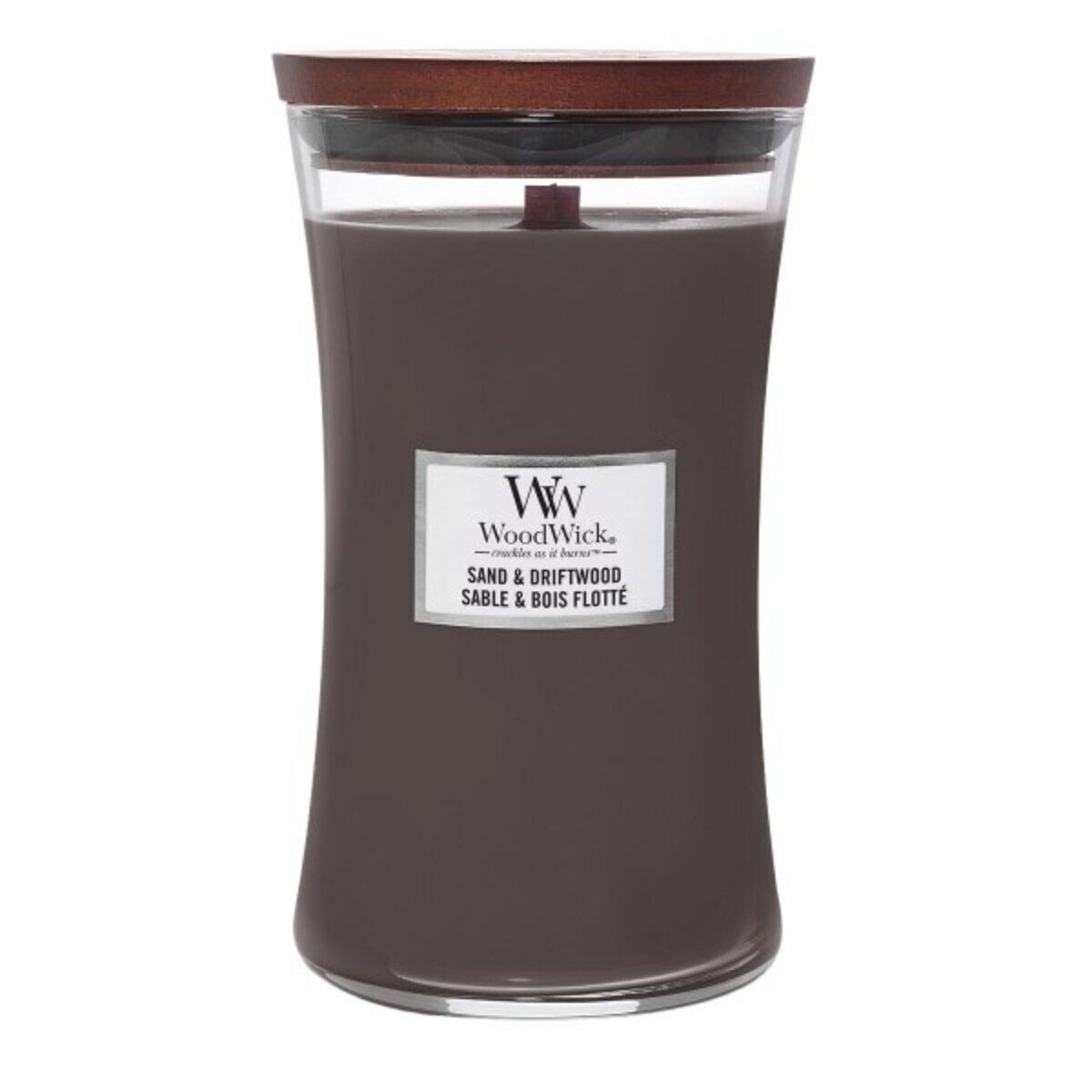 WoodWick świeca duża SAND & DRIFTWOOD