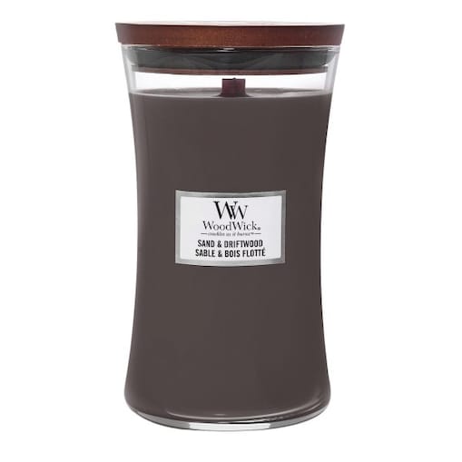 WoodWick świeca duża SAND & DRIFTWOOD