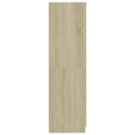 vidaXL Szafa, kolor dąb sonoma, 80x52x180 cm, materiał drewnopochodny