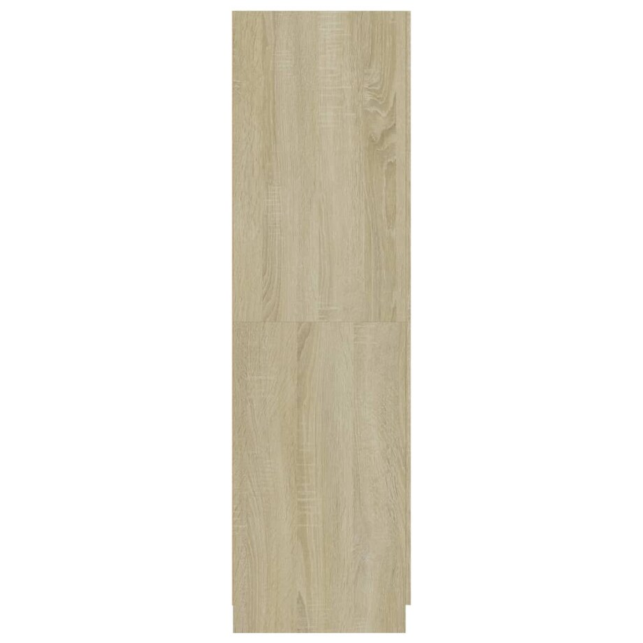 vidaXL Szafa, kolor dąb sonoma, 80x52x180 cm, materiał drewnopochodny