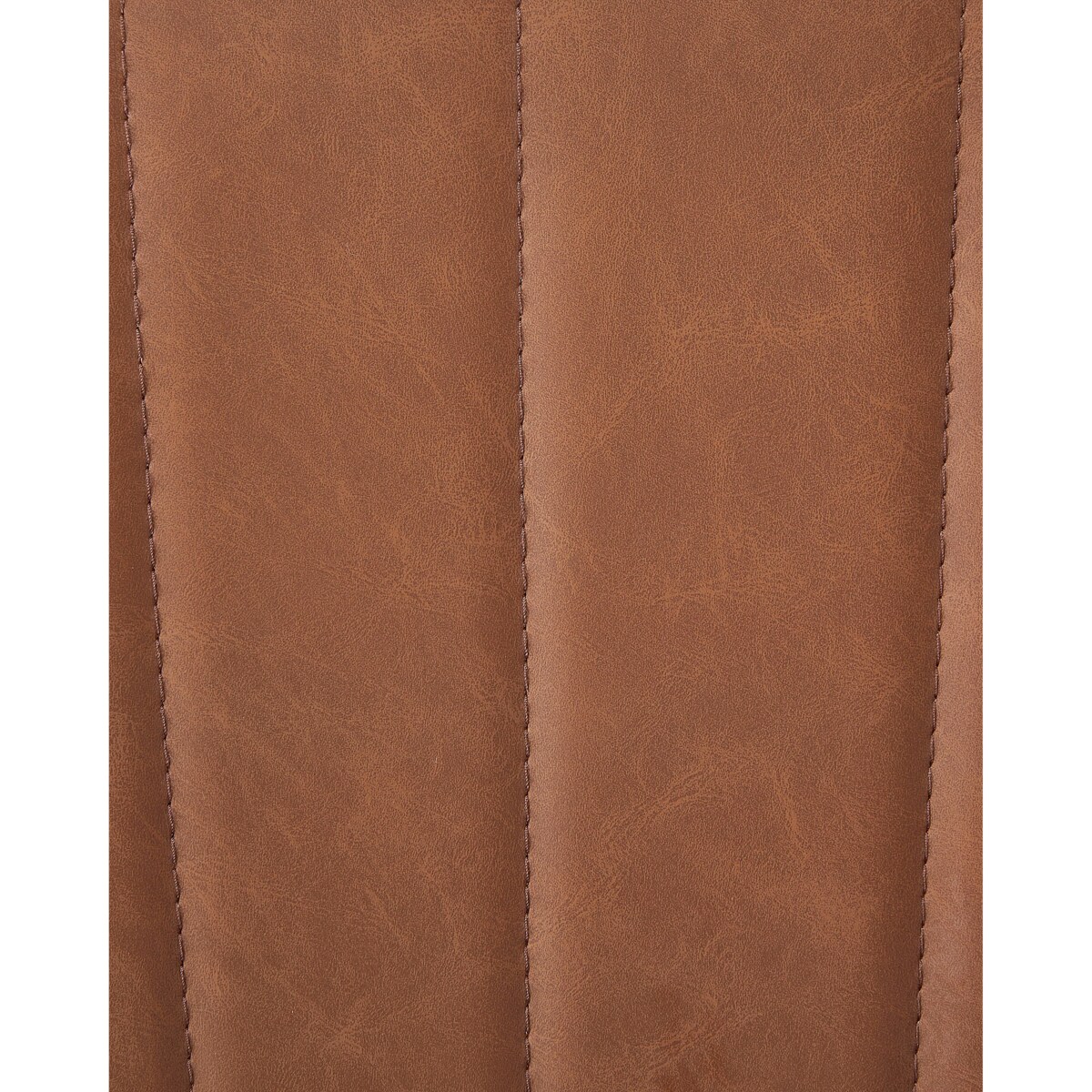 Zestaw 2 Skóra ekologiczna Krzesło do jadalni Brązowy DUBROVNIK