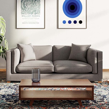 Pomo sofa 3 osobowa Jasnoszara