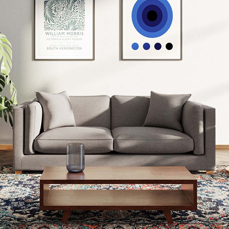 Pomo sofa 3 osobowa Jasnoszara