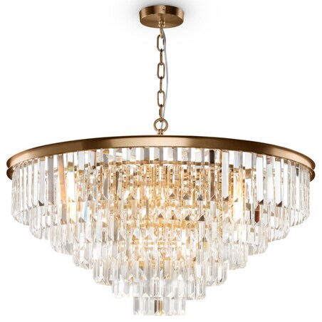 Pałacowy żyrandol Revero MOD085PL-16BS Mytoni kryształy mosiądz