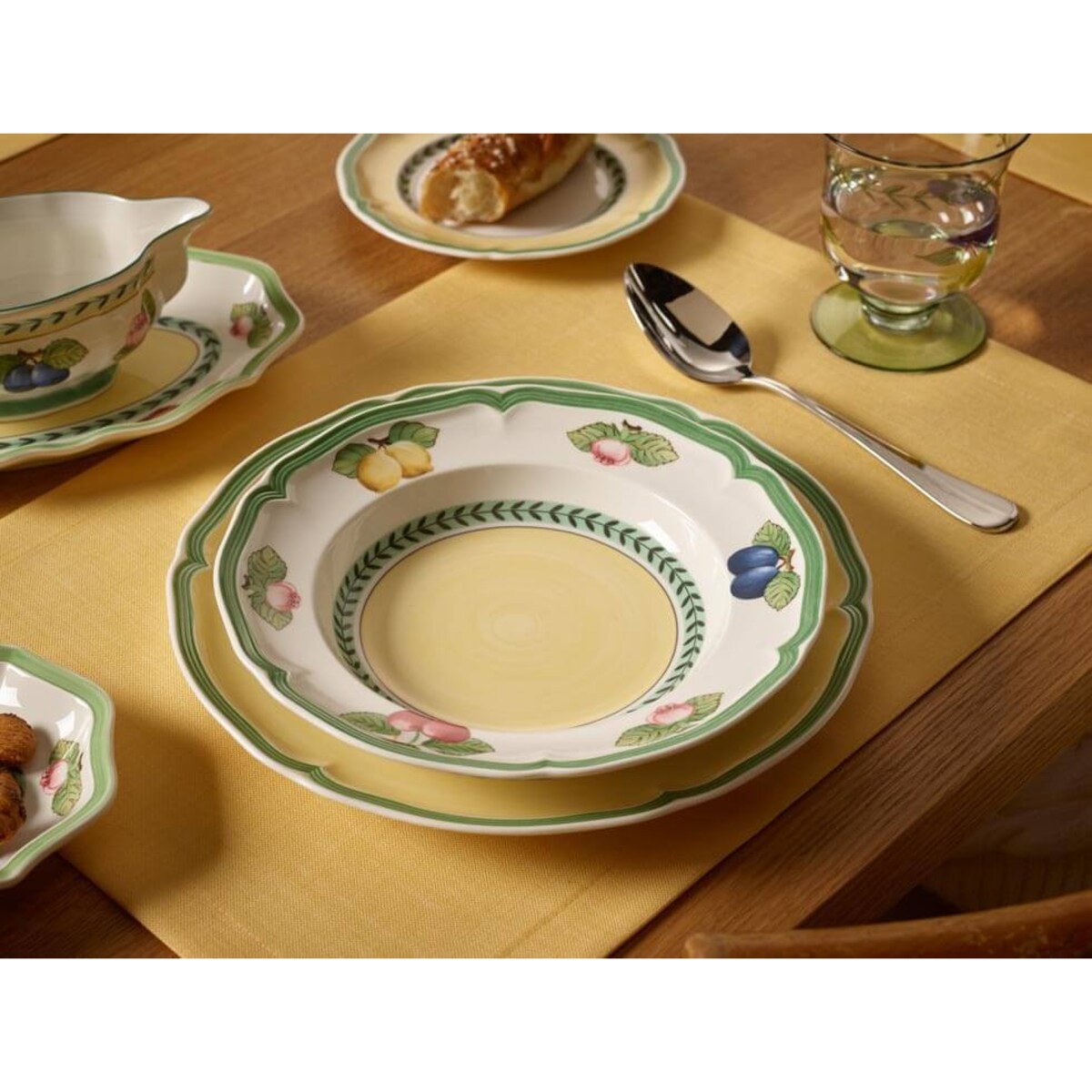 Assiette Creuse Villeroy & Boch French Garden 23cm - Porcelaine Premium Lave-Vaisselle