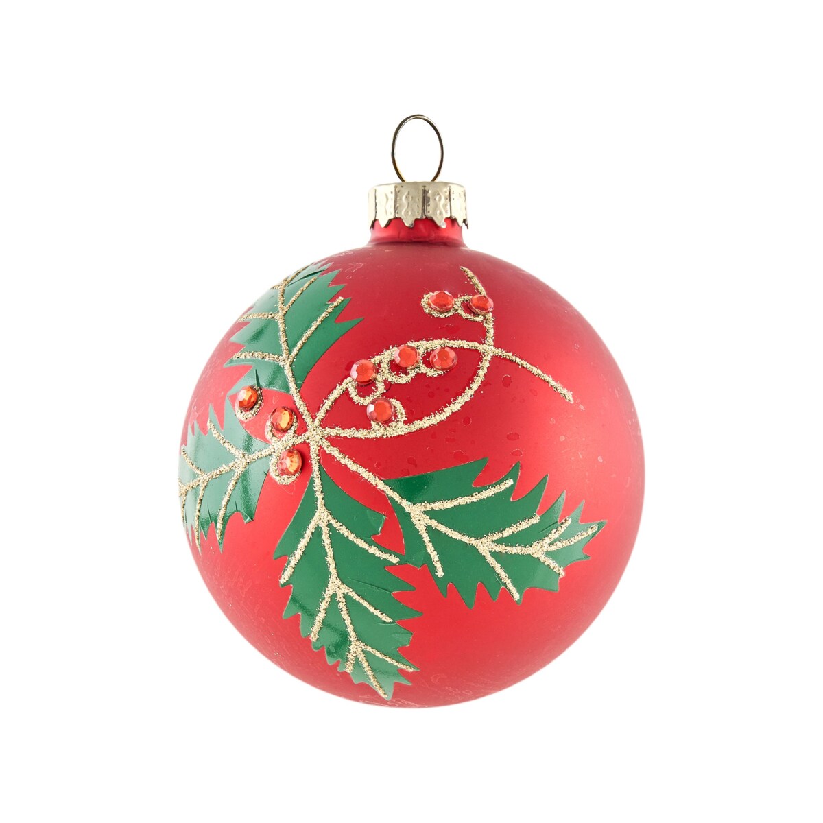 Zestaw 70 bombek TWINKLE Szkło Czerwony/ zielony