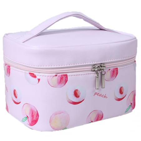 Kosmetyczka rozkładana brzoskwinie kuferek KS72