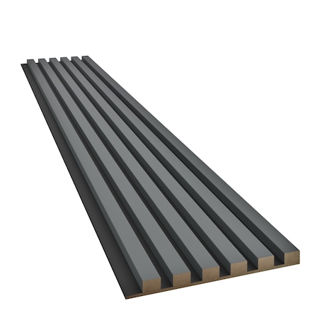 LAMELE SLIM NA PŁYCIE MDF - GRAFIT