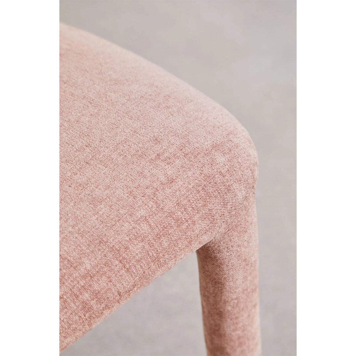 Krzesło do jadalni tapicerowane Brussels różowe